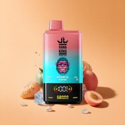 Bang King 50000 magyar nagykereskedés 50ml Áfonya Jég Őszibarack Jég