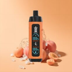 Bang King Shisha 25000 Puffs magyar nagykereskedés Őszibarack Jég 30ml