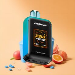 Digiflavor SKY 25K Puffs magyar nagykereskedés Őszibarack Kék Slushy Dual Mesh Coil