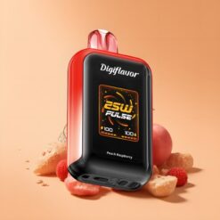 Digiflavor SKY 25K Puffs magyar nagykereskedés Őszibarack-Málna Dual Mesh Coil