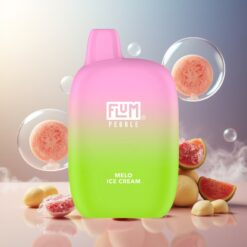 FLUM Pebble 6000 Puff magyar nagykereskedés Málni Fagylalt (Mesh Coil)