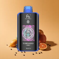 Fumot Tornado 25000 Puffs 700mAh magyar nagykereskedés Fekete Jég