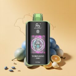 Fumot Tornado 25000 Puffs magyar nagykereskedés Kék Töltés (HD Képernyő, 700mAh)