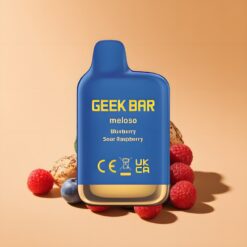 GEEK BAR Meloso Mini 600 Puffs Dual Mesh magyar nagykereskedés Áfonya-Savanyú Málna