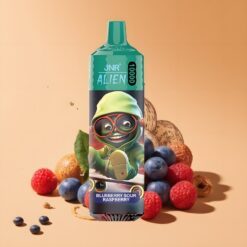 JNR Alien 10000 Puffs RGB magyar nagykereskedés Áfonya-Savanyú Málna