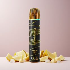 JNR Black&Golden 600+200 Puff magyar nagykereskedés Ananász Jég (800 Puff, 2% Nikotin)