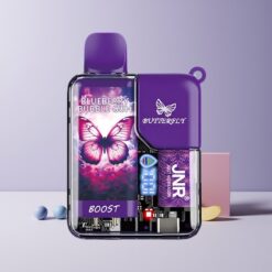 JNR Butterfly 8500 Puff magyar nagykereskedés Kékáfonya Buborék Rágó 1.0ohm Mesh