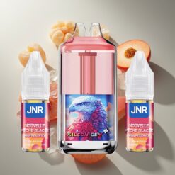 JNR Falcon GEM⁺ 30000 Puffs Utántölthető Pod Vape Új Őszibarack Jég (magyar nagykereskedés)