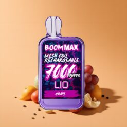 LIO BOOM MAX 7000 Puffs 15ml Disposable Vape Szőlő – magyar nagykereskedés