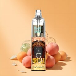 RandM Fumot Tornado 7000 Puffs Magyar Nagykereskedés Állítható Levegőbevitelű Barack-Mangó E-liquid