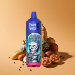 RandM Fumot Tornado 9000 Puffs Mesh Coil magyar nagykereskedés Fekete Jég