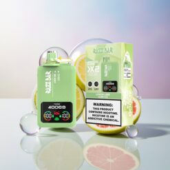Razz Bar 40000 Puffs Teljesítménykijelző magyar nagykereskedés citrom-lime/friss menta