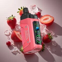 Razz Bar 45000 Puffs Eldobható E-cigaretta – Eper-Cseresznye Jég magyar nagykereskedés