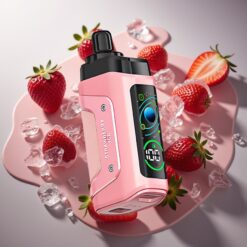 Razz Bar 45000 Puffs Eldobható E-cigaretta Eperjég – magyar nagykereskedés