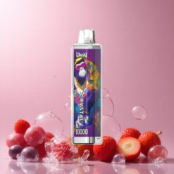 Uwin Crystal 10000 Puffs RGB E-Liquid – Eper Szőlő (magyar nagykereskedés)