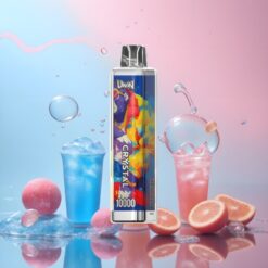 Uwin Crystal 10000 Puffs RGB Kék Málna Limonád magyar nagykereskedés