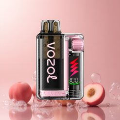 VOZOL VISTA PLUG 6000/10000 Látható E-Liquides Tartály Peach Jég magyar nagykereskedés